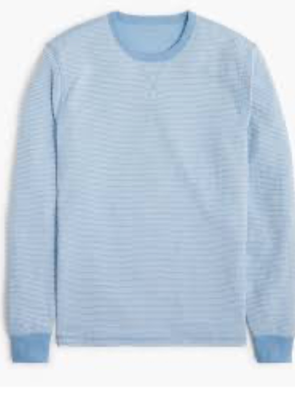 J. Crew Light Blue Striped Crewneck Sweater men’s XL